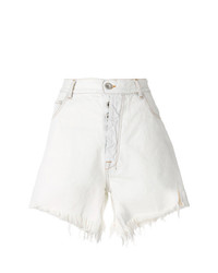 Женские белые джинсовые шорты от Unravel Project