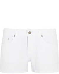 Женские белые джинсовые шорты от Victoria Beckham