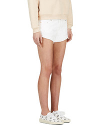 Женские белые джинсовые шорты от Filles a papa