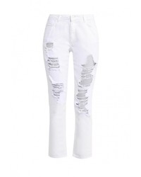 Белые джинсы-бойфренды от adL