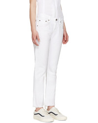 Белые джинсы-бойфренды от Rag & Bone