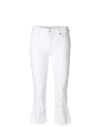 Белые джинсы-клеш от 7 For All Mankind