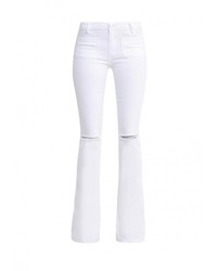 Белые джинсы-клеш от adL
