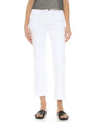 Белые джинсы-клеш от AG Jeans