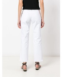 Белые джинсы-клеш от Ermanno Scervino