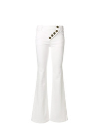 Белые джинсы-клеш от Chloé