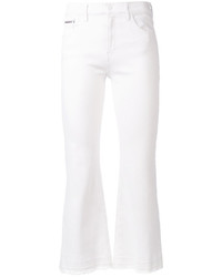 Белые джинсы-клеш от CK Calvin Klein