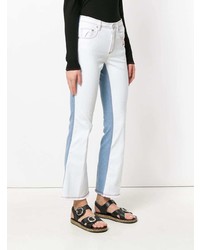 Белые джинсы-клеш от Sonia Rykiel