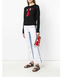 Белые джинсы-клеш от Sonia Rykiel