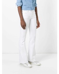 Белые джинсы-клеш от Victoria Victoria Beckham