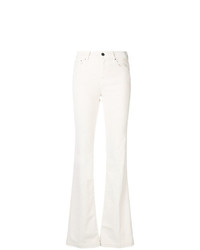 Белые джинсы-клеш от Jacob Cohen