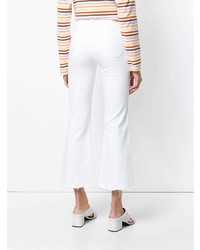 Белые джинсы-клеш от MiH Jeans