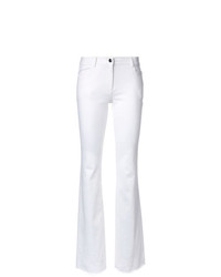 Белые джинсы-клеш от Michael Kors Collection