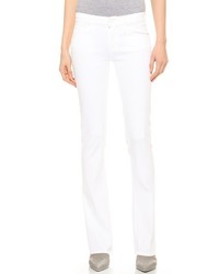 Белые джинсы-клеш от Mother