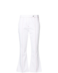 Белые джинсы-клеш от MSGM