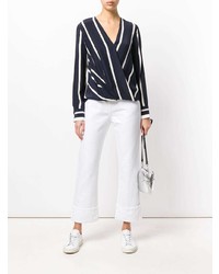 Белые джинсы-клеш от Frame Denim