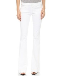 Белые джинсы-клеш от Paige Denim
