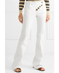 Белые джинсы-клеш от Chloé