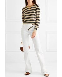 Белые джинсы-клеш от Chloé