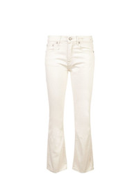 Белые джинсы-клеш от R13