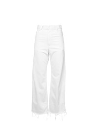 Белые джинсы-клеш от Rachel Comey
