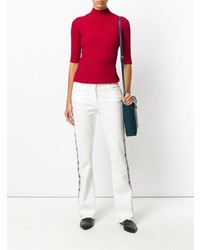 Белые джинсы-клеш от Etro