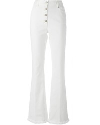 Белые джинсы-клеш от Sonia Rykiel