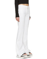 Белые джинсы-клеш от Stella McCartney