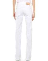 Белые джинсы-клеш от Dsquared2