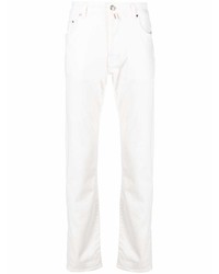 Мужские белые джинсы с "огурцами" от Jacob Cohen