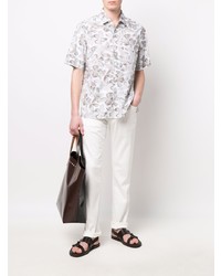 Мужские белые джинсы с "огурцами" от Jacob Cohen