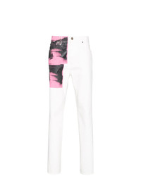 Мужские белые джинсы с принтом от Calvin Klein 205W39nyc