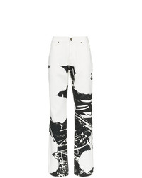 Мужские белые джинсы с принтом от Calvin Klein 205W39nyc