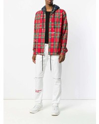 Мужские белые джинсы с принтом от Off-White