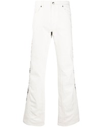 Мужские белые джинсы с принтом от Formy Studio