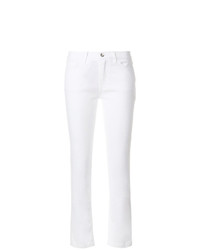 Белые джинсы скинни с вышивкой от Dolce & Gabbana