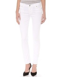 Белые джинсы скинни от 7 For All Mankind