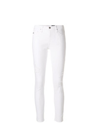 Белые джинсы скинни от AG Jeans