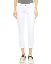 Белые джинсы скинни от AG Jeans