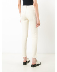 Белые джинсы скинни от Khaite