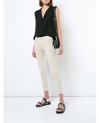 Белые джинсы скинни от AG Jeans