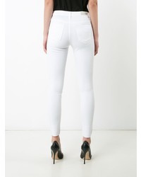 Белые джинсы скинни от AG Jeans