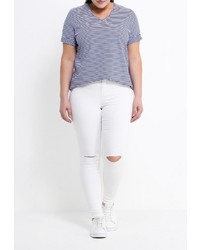 Белые джинсы скинни от Evans