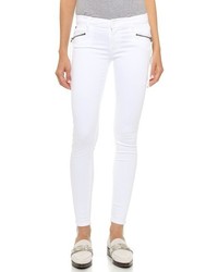 Белые джинсы скинни от Hudson