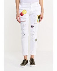 Белые джинсы скинни от Iceberg