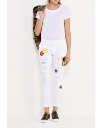 Белые джинсы скинни от Iceberg