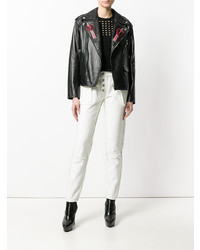 Белые джинсы скинни от Unravel Project