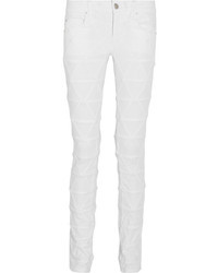Белые джинсы скинни от Isabel Marant