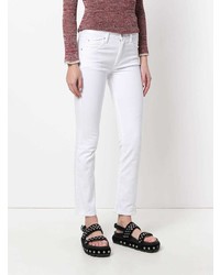Белые джинсы скинни от Isabel Marant Etoile