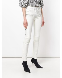 Белые джинсы скинни от Unravel Project